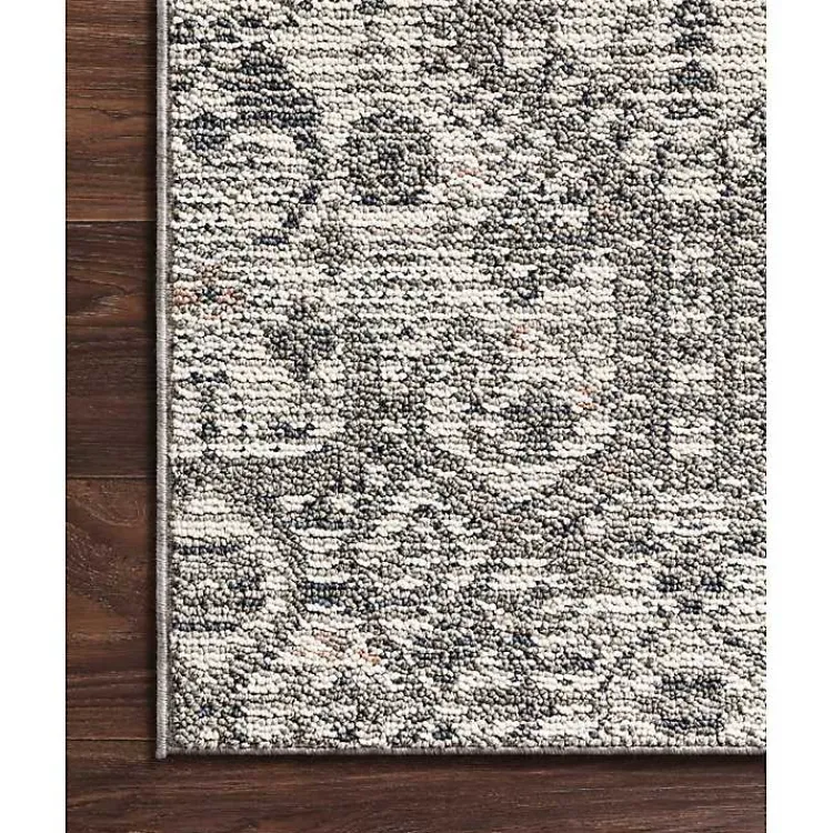 Kirklands Home Ivory and Gray Column Outdoor Area Rug, 5x7 Best