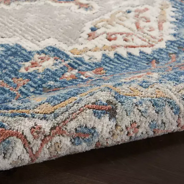 Kirklands Home Ivory Antique Diamond Medallion Runner, 2x7 Sale
