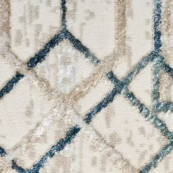 Kirklands Home Art Deco Bordered Area Rug, 7x9 Ivory Discount