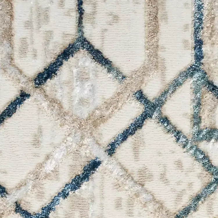 Kirklands Home Art Deco Bordered Area Rug, 7x9 Ivory Discount