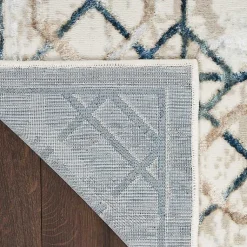 Kirklands Home Art Deco Bordered Area Rug, 7x9 Ivory Discount