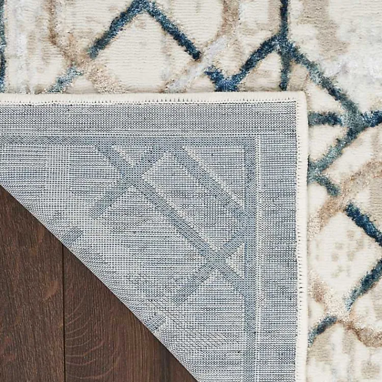 Kirklands Home Art Deco Bordered Area Rug, 7x9 Ivory Discount