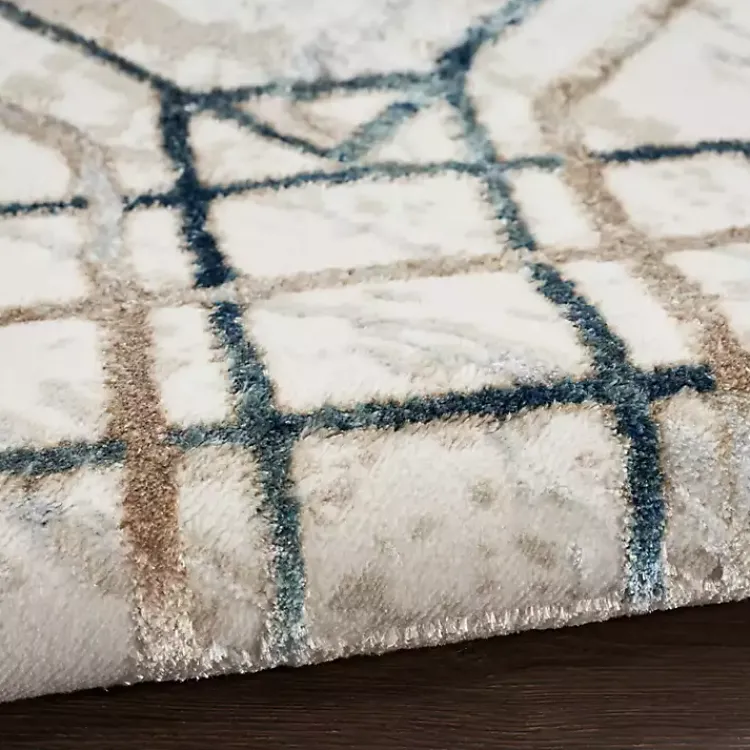 Kirklands Home Art Deco Bordered Area Rug, 7x9 Ivory Discount