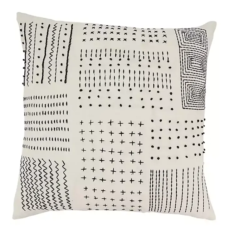 Pillows>Kirklands Home Aztec Treasures Throw Pillow Ivory