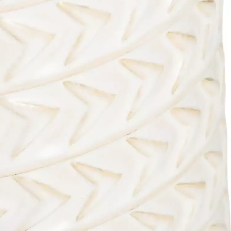 Vases>Kirklands Home Ivory Aztec Vase, 13in White