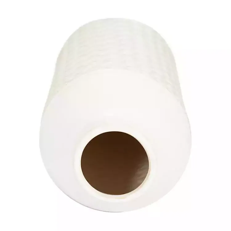 Vases>Kirklands Home Ivory Aztec Vase, 13in White