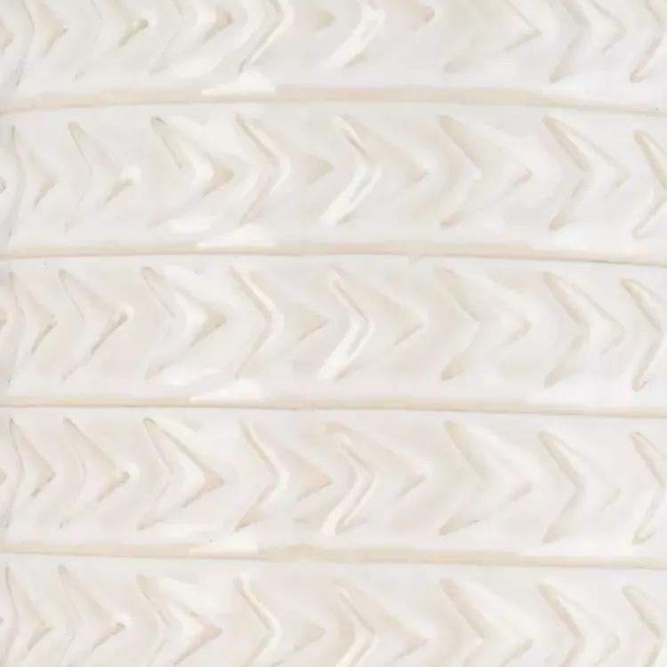 Vases>Kirklands Home Ivory Aztec Vase, 10in White