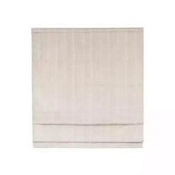 Kirklands Home Basketweave Cordless Roman Shade, 31 in. Ivory Clearance