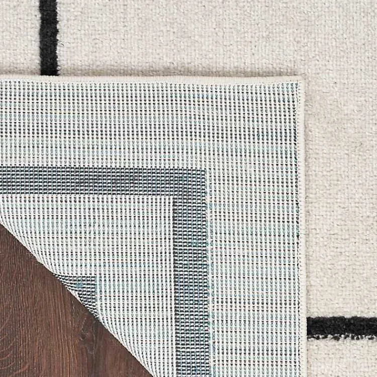 Kirklands Home Bordered Indoor/Outdoor Area Rug, 8x10 Ivory Best