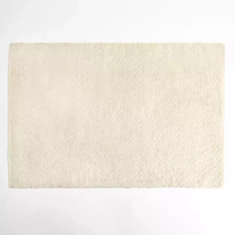Kirklands Home Boucle Area Rug, 4x6 Ivory Hot