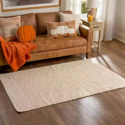 Kirklands Home Boucle Area Rug, 4x6 Ivory Hot