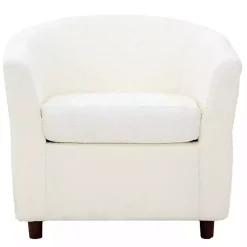 Kirklands Home Boucle Parker Club Chair Ivory Discount