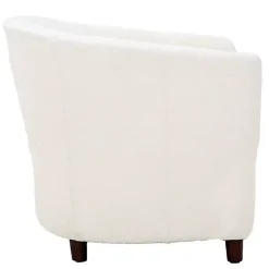 Kirklands Home Boucle Parker Club Chair Ivory Discount
