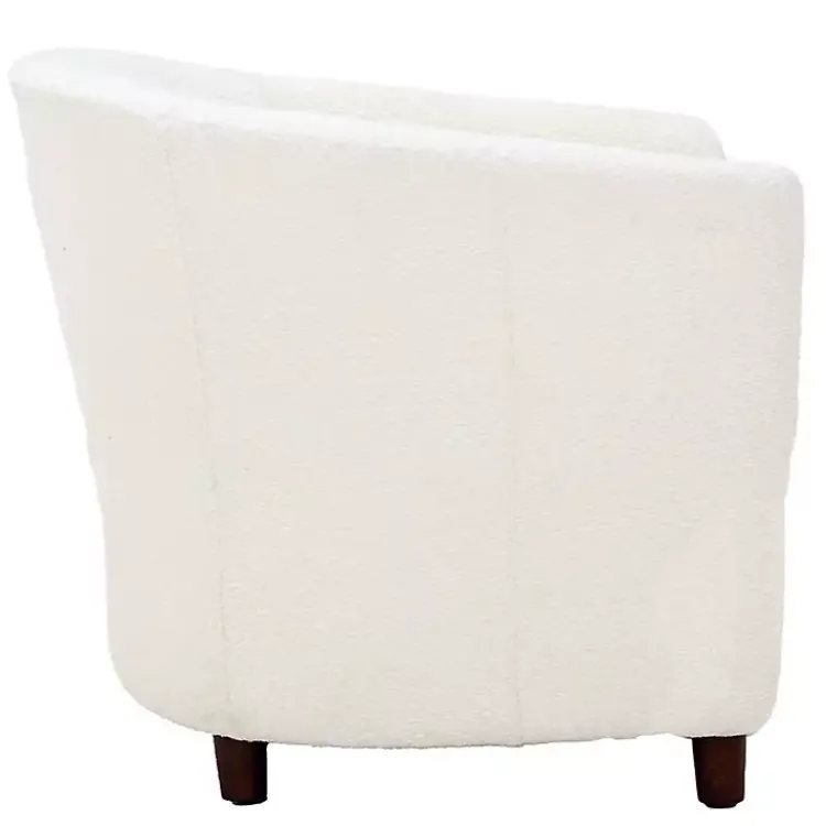 Kirklands Home Boucle Parker Club Chair Ivory Discount