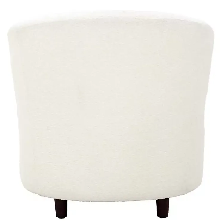 Kirklands Home Boucle Parker Club Chair Ivory Discount