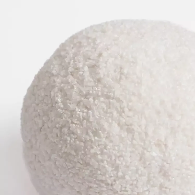 Pillows>Kirklands Home Boucle Sphere Pillow Ivory