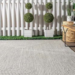 Kirklands Home Braided Lefebvre Area Rug, 12x15 Ivory New