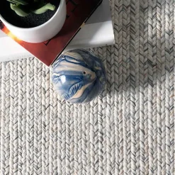 Kirklands Home Braided Lefebvre Area Rug, 12x15 Ivory New