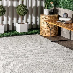 Kirklands Home Braided Lefebvre Area Rug, 12x15 Ivory New