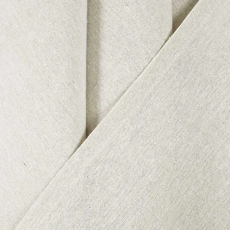 Kirklands Home Burlap Knotted Curtain Panel Set, 108 in. Ivory Outlet