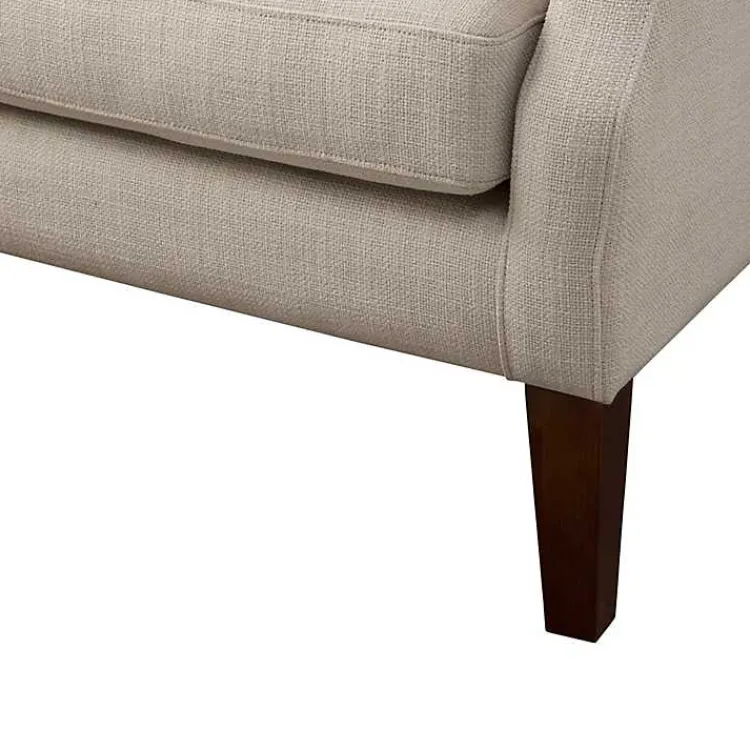 Kirklands Home Button Tufted Accent Chair Ivory Discount