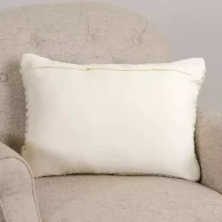 Pillows>Kirklands Home Chunky Knit Lumbar Pillow Ivory