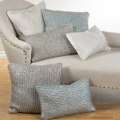 Pillows>Kirklands Home Chunky Woven Knitted Pillow Ivory