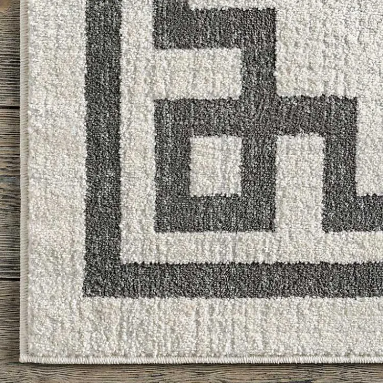 Kirklands Home Ivory Classic Border Area Rug, 5x7 Best