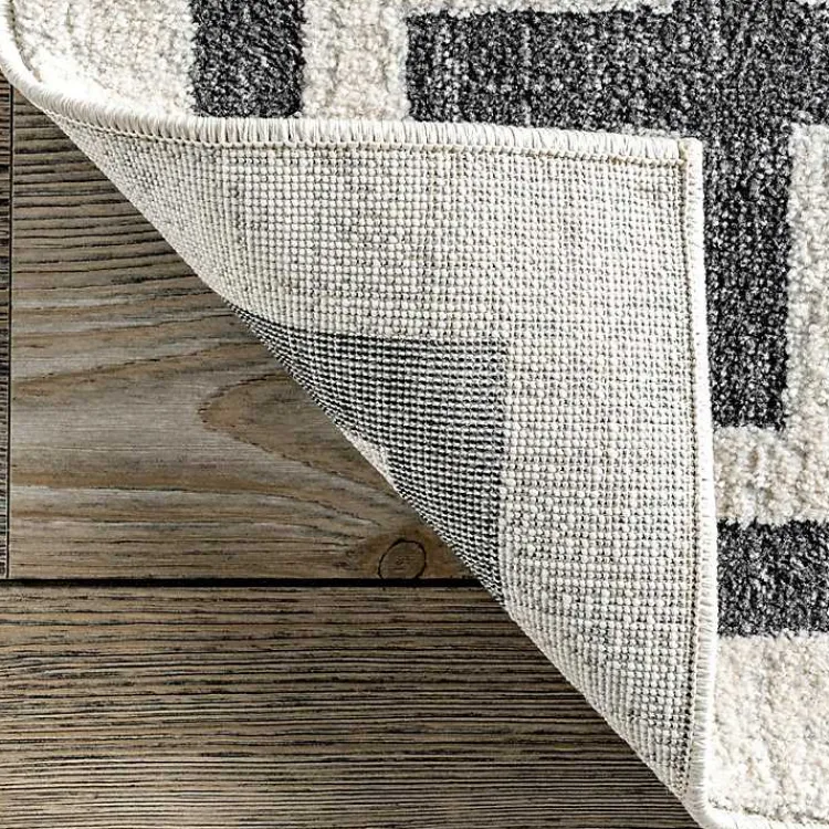 Kirklands Home Ivory Classic Border Area Rug, 5x7 Best