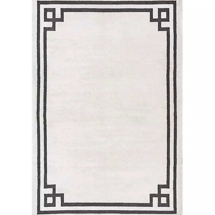 Kirklands Home Ivory Classic Border Area Rug, 8x10 Online