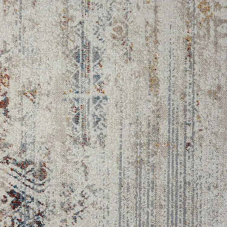 Kirklands Home Distressed Medallion Washable Area Rug, 5x7 Ivory Best