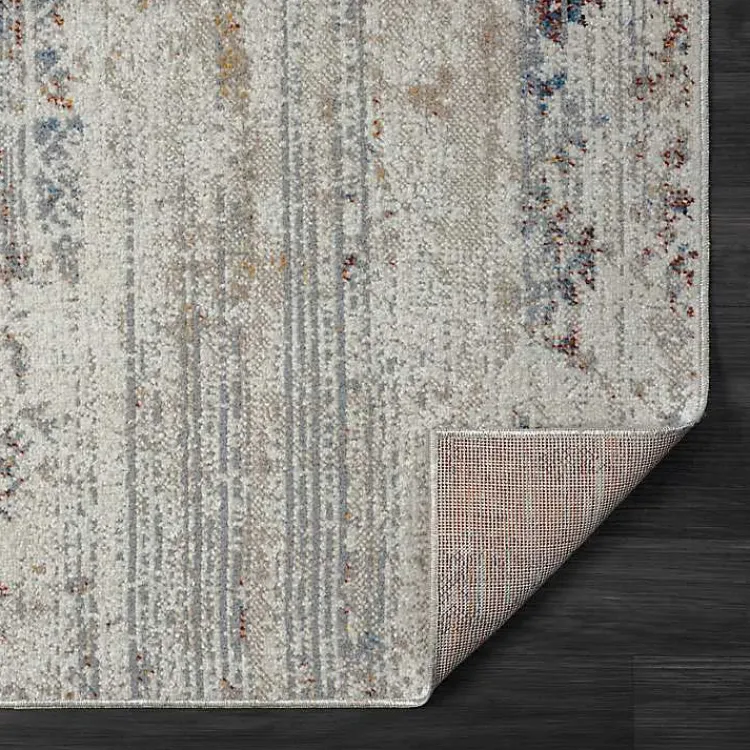Kirklands Home Distressed Medallion Washable Area Rug, 5x7 Ivory Best