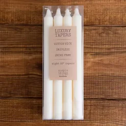 Candles>Kirklands Home Dripless Taper Candles, Set of 8 Ivory