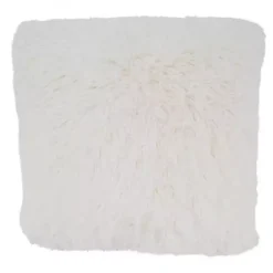 Pillows>Kirklands Home Faux Fur Throw Pillow Ivory