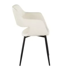 Kirklands Home Faux Leather Marge Dining Chairs, Set of 2 Ivory Best