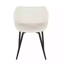 Kirklands Home Faux Leather Marge Dining Chairs, Set of 2 Ivory Best