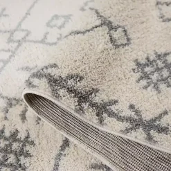Kirklands Home Geometric Area Rug, 5x8 Ivory Sale