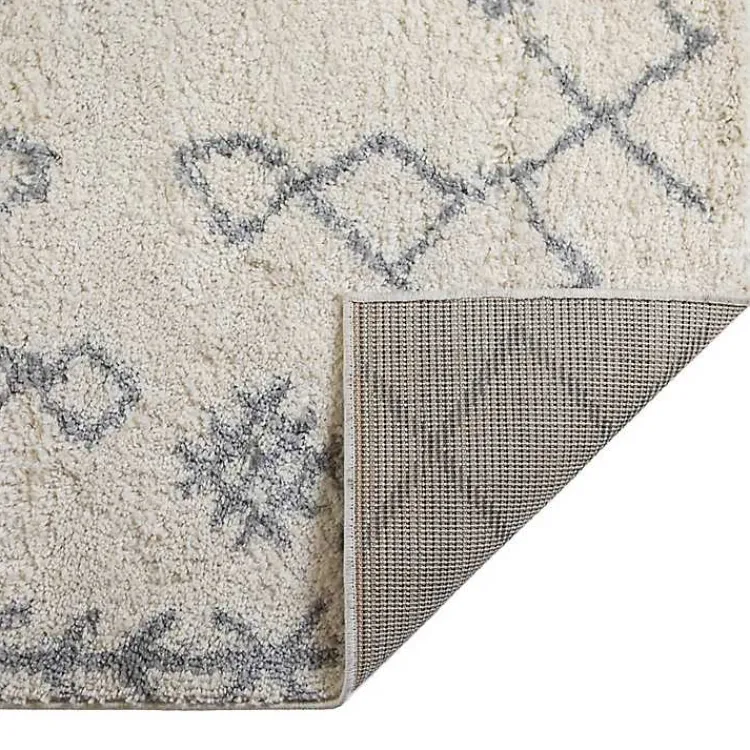 Kirklands Home Geometric Area Rug, 8x10 Ivory Best