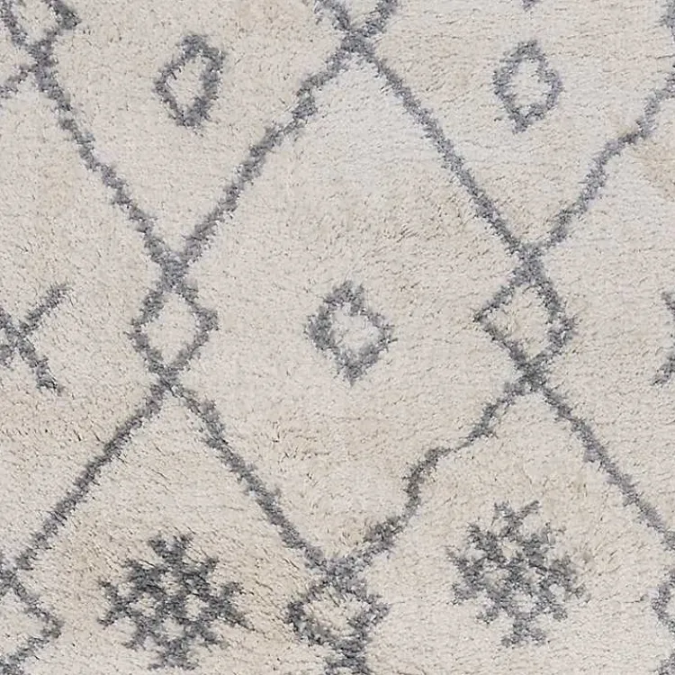 Kirklands Home Geometric Area Rug, 8x10 Ivory Best