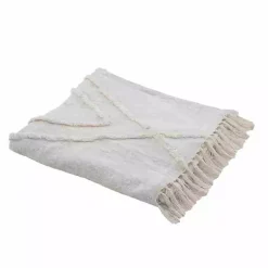 Kirklands Home Geometric Queen Coverlet Ivory Discount