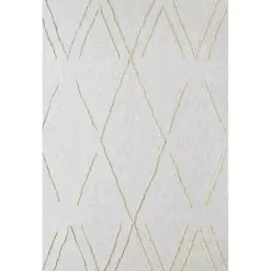 Kirklands Home Geometric Queen Coverlet Ivory Discount