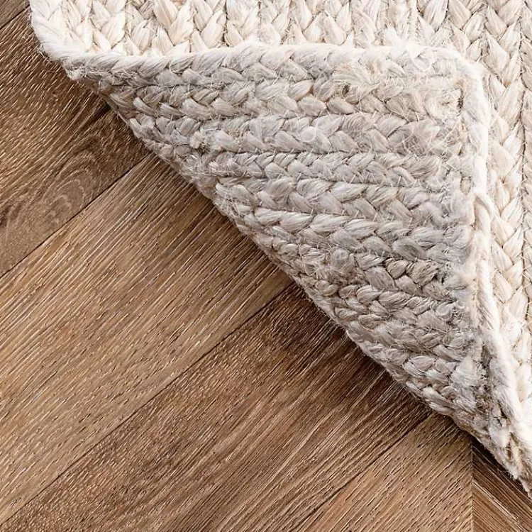 Kirklands Home Hand Woven Rigo Jute Area Rug, 9x12 Ivory Outlet