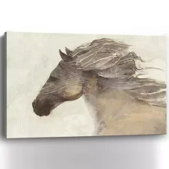 Kirklands Home Ivory Into the Wind Canvas Art Print, 60x40 in. Hot