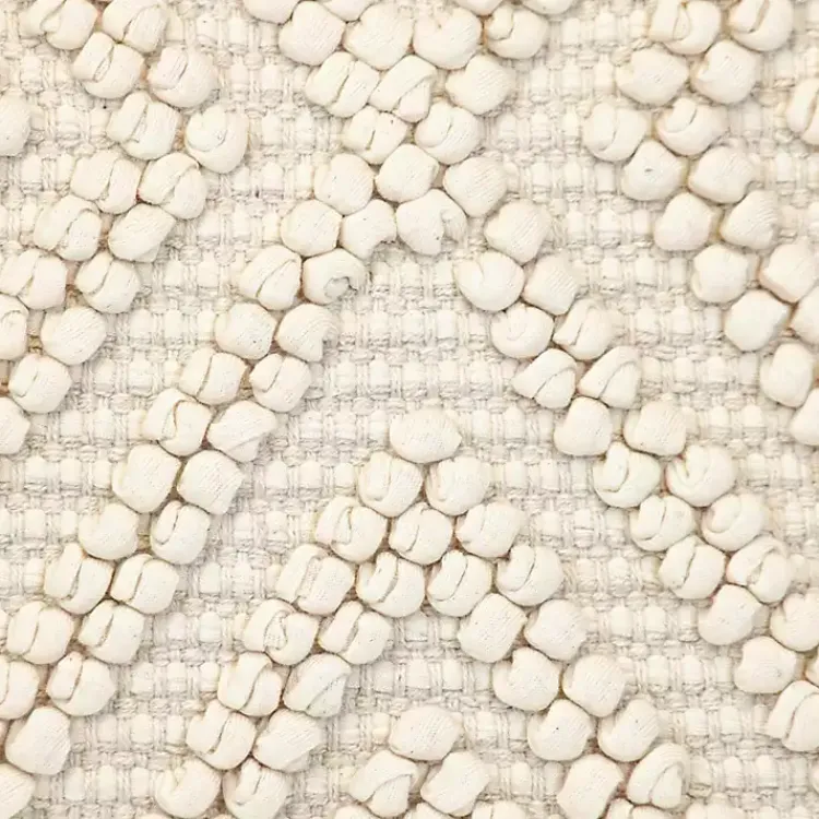 Pillows>Kirklands Home Knotted Diamond Pillow Ivory