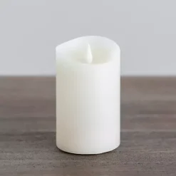 Flameless Candles>Kirklands Home LED Soft Flame Pillar Candle, 3x5 in. Ivory