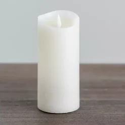 Flameless Candles>Kirklands Home LED Soft Flame Pillar Candle, 3x7 in. Ivory