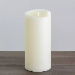 Flameless Candles>Kirklands Home LED Soft Flame Pillar Candle, 5x11 in. Ivory