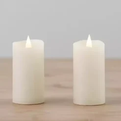 Flameless Candles>Kirklands Home LED Soft Flame Votive Candle, Set of 2 Ivory