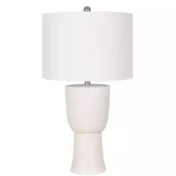 Kirklands Home Ivory Maddie Table Lamps, Set of 2 White Hot