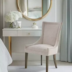 Kirklands Home Madison Park Ultra Dining Chairs, Set of 2 Ivory Clearance